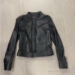 Tommy Hilfiger Genuine Leather Jacket – Women’s Size S